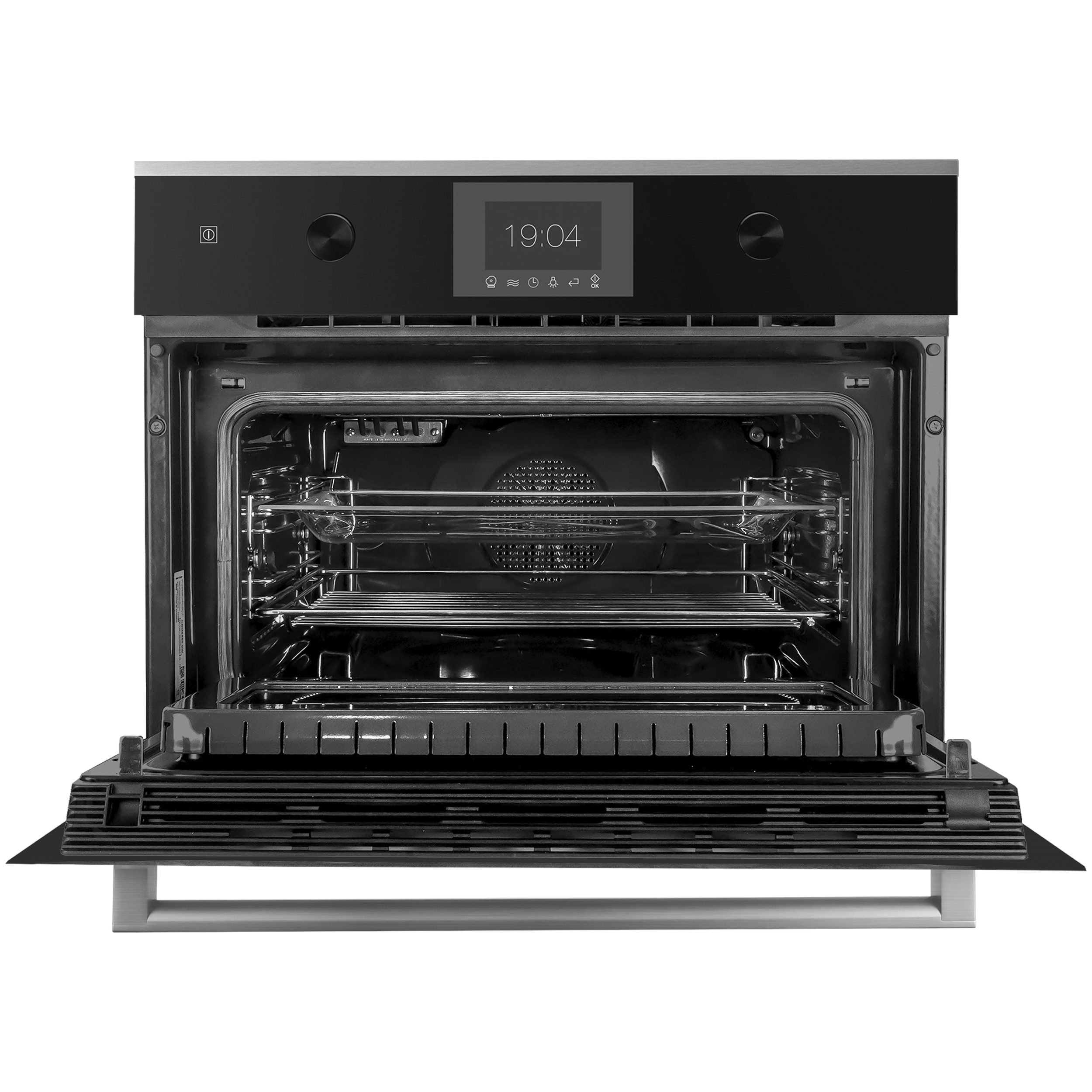 Компактный духовой шкаф с микроволнами Kuppersbusch CBM 6350.0 S1 Stainless Steel